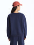 LC Waikiki Crew Neck Oversize Women's Thick Sweatshirt